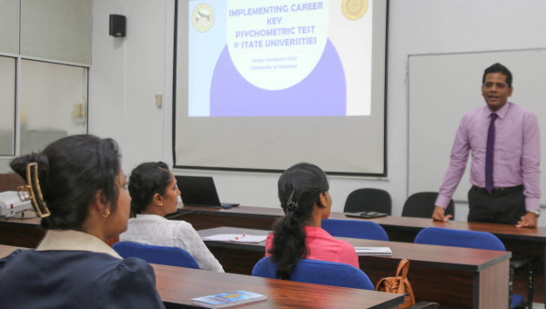 Implementing the Career Key Psychometric test at Sri Lankan state universities